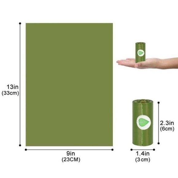 2 boxes Biodegradable Dog Poop Bags 4 Rolls Eco Friendly Leakproof Pet W… - Picture 2 of 10